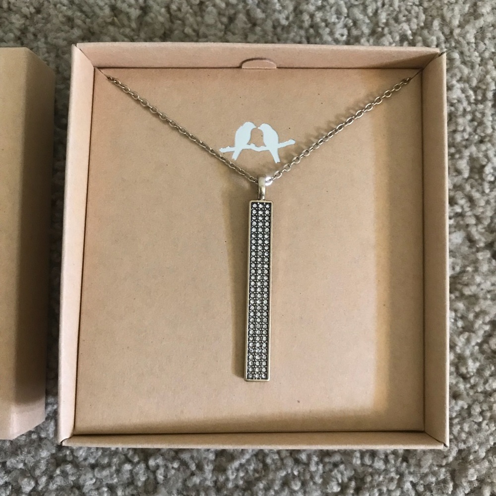 chloe + isabel pave long necklace gold